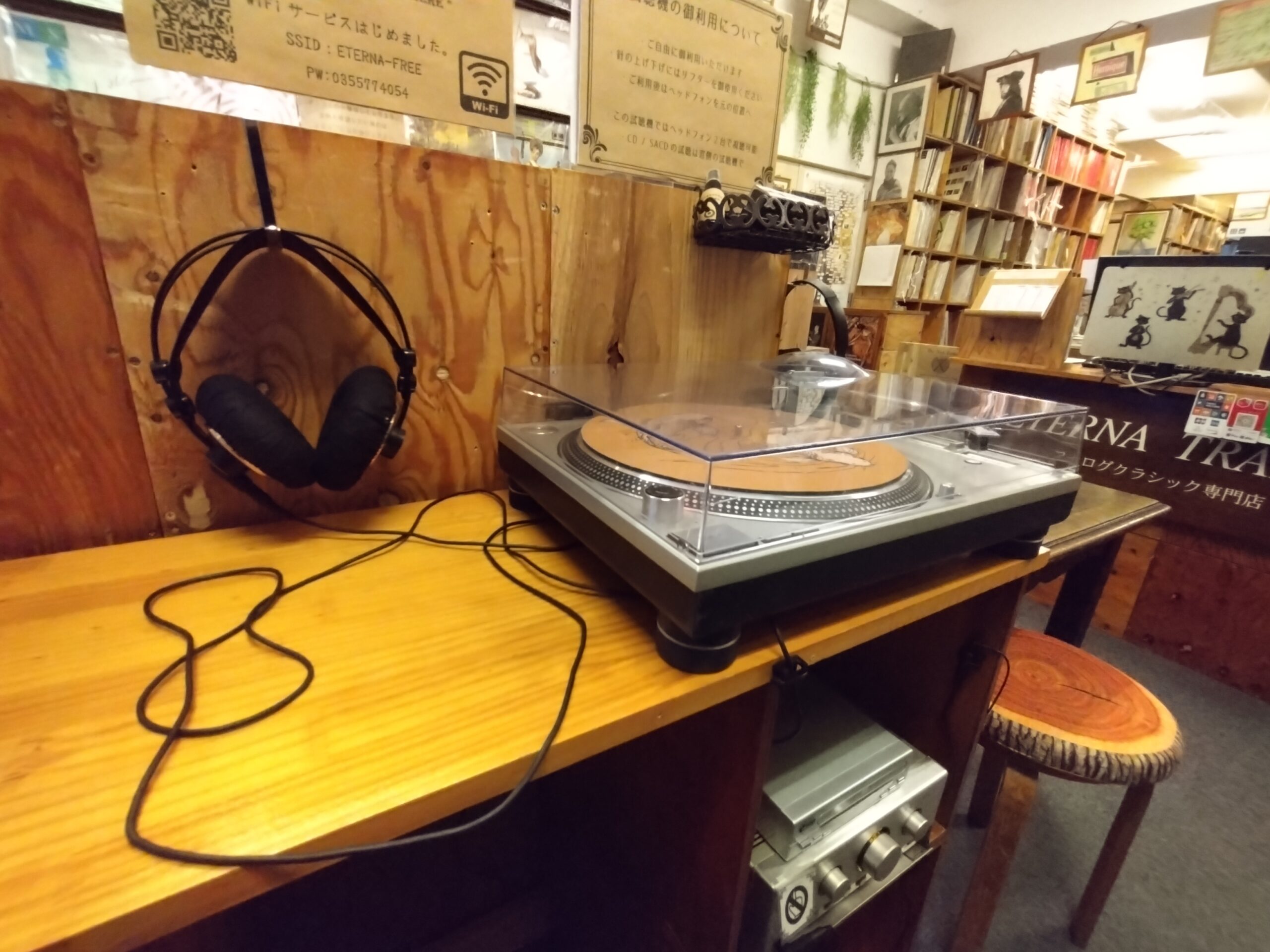 クラシックレコードの棚